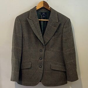 Brooks Brothers Plaid Blazer dark academia vibes